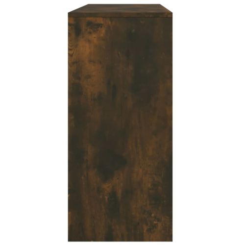 Конзолна маса, опушен дъб, 100x35x76,5 см, инженерно дърво