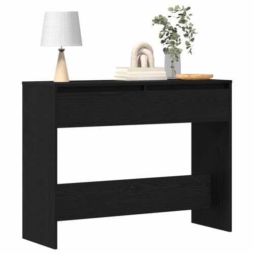 Конзолна маса Черния дъб 100 x 35 x 76,5 см Инженерна дървесина