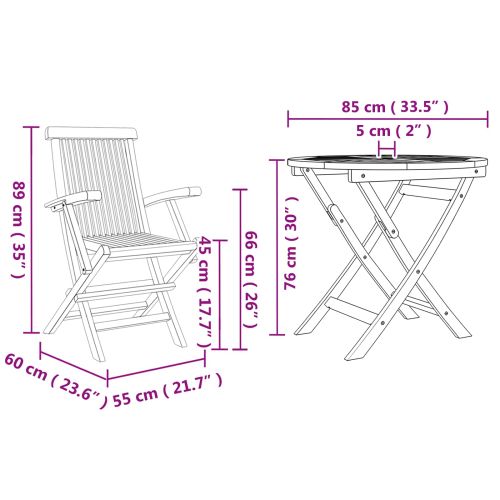 Комплект за хранене в градината 3 pcs Кафяво