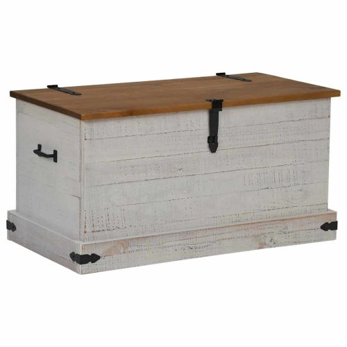 Скрин за съхранение HALDEN бял 91x48x47 cm бор