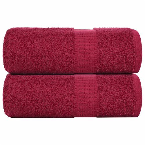 Кърпи за гости FROGN 2 бр. бордо 30x50 см 360 г/м²