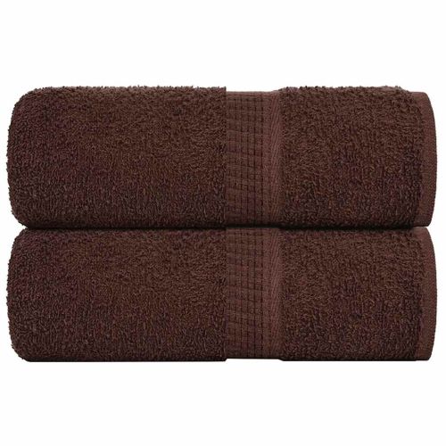 Кърпи за гости FROGN 2 бр. Кафяви 30x50 см 360 г/м²