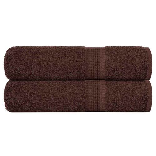 Кърпи за ръце FROGN 2 бр. Кафяви 50x100 см 360 г/м²