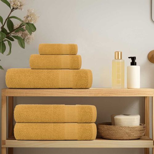 Кърпи за душ FROGN 2 бр. Златисти 70x140 см 360 г/м²
