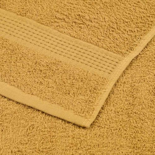 Кърпи за душ FROGN 2 бр. Златисти 70x140 см 360 г/м²