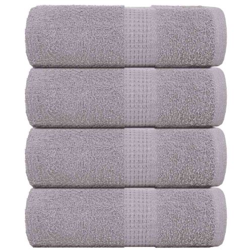 Кърпи за гости FROGN 4 бр. сиви 30x50 см 360 г/м²