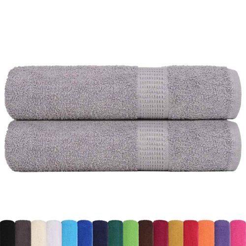Кърпи за ръце FROGN 2 бр. сиви 50x100 см 360 г/м²