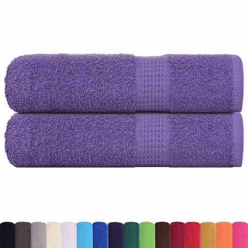Кърпи за душ FROGN 2 бр. лилави 70x140 см 360 г/м²