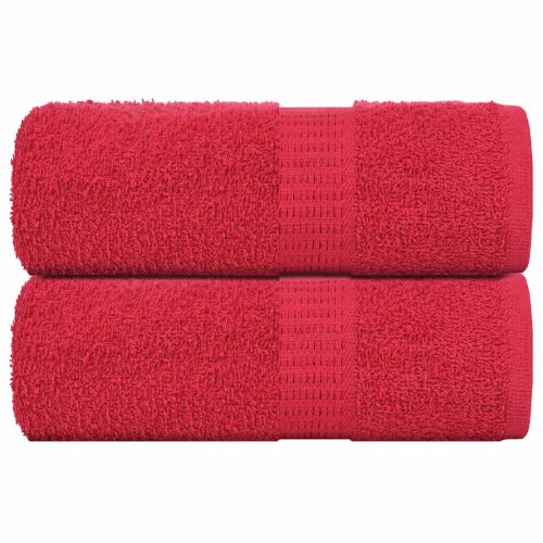 Кърпи за гости FROGN 2 бр. червени 30x50 см 360 г/м²