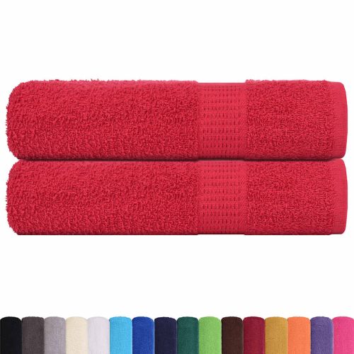 Кърпи за ръце FROGN 2 бр. Червени 50x100 см 360 г/м²
