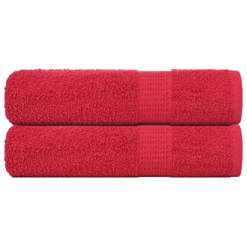 Кърпи за баня FROGN 2 бр. Червени 100x150 см 360 г/м²