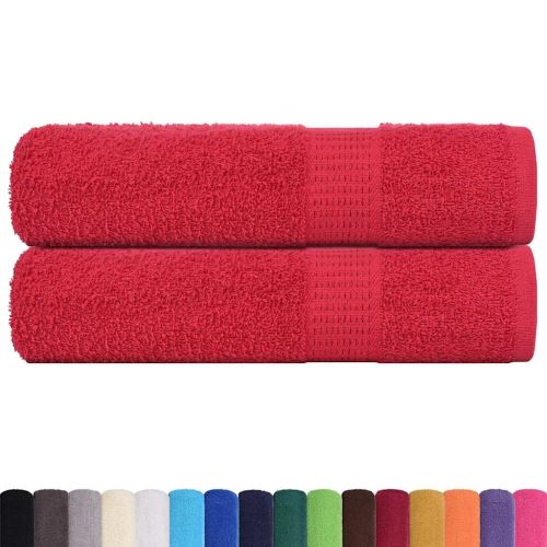 Кърпи за баня FROGN 2 бр. Червени 100x150 см 360 г/м²