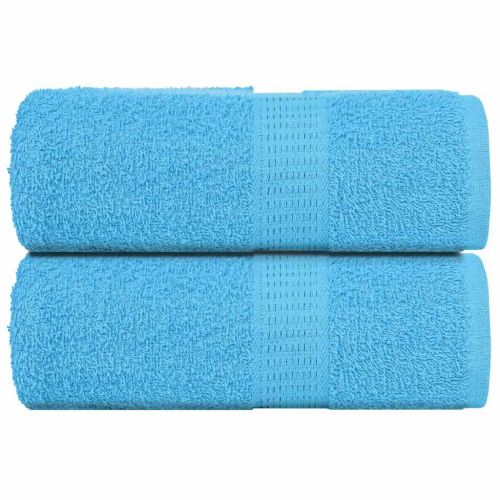 Кърпи за гости FROGN 2 бр. Тюркоазени 30x50 см 360 г/м²