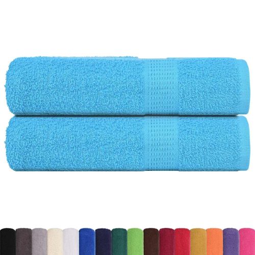 Кърпи за душ FROGN 2 бр. Тюркоазени 70x140 см 360 г/м²