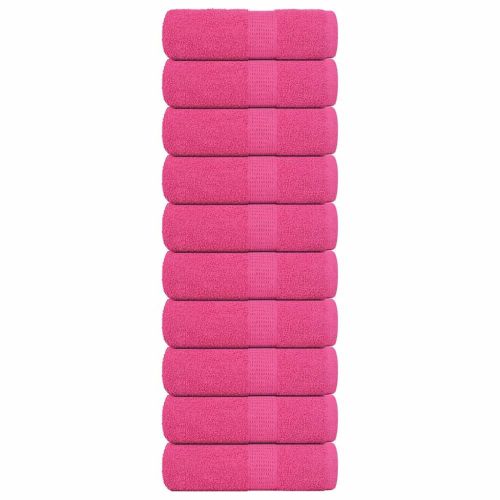 Кърпи за гости FROGN 10 бр. Розови 30x50 см 360 г/м²