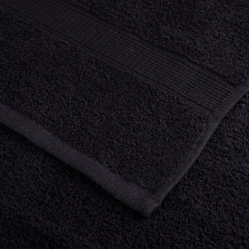 Премиум кърпи за душ SOLUND 2 бр. Черни 70x140 см 600 г/м²