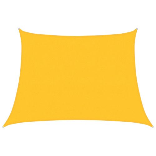 Сенник за платно 160 г/м² трапецовидно жълт 4/5x3 м HDPE