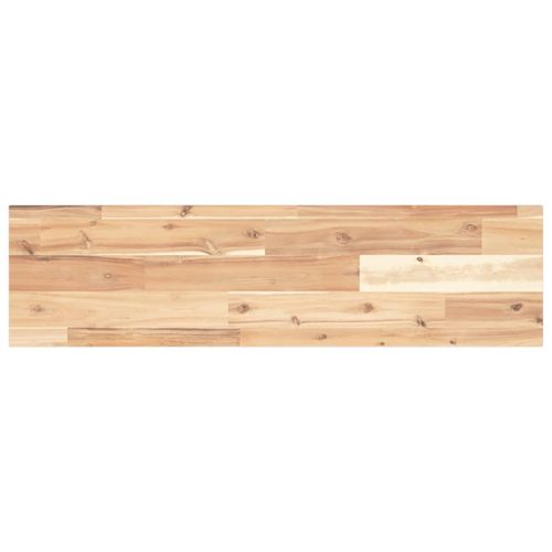 Плаващ рафт 80x20x2 см, необработен масив, акация