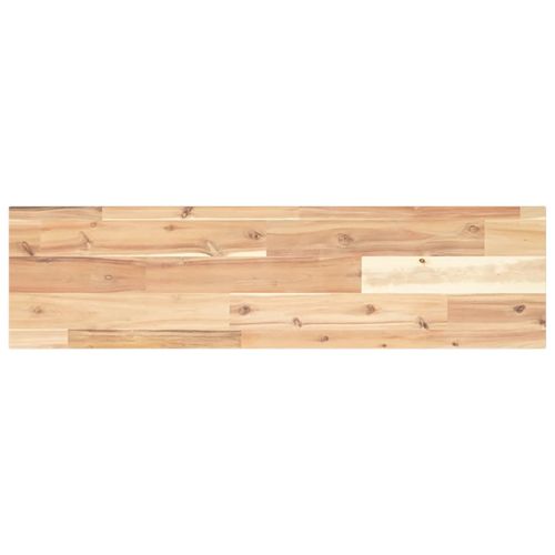 Плаващи рафтове, 3 бр., 80x20x2 см, необработена масивна акация