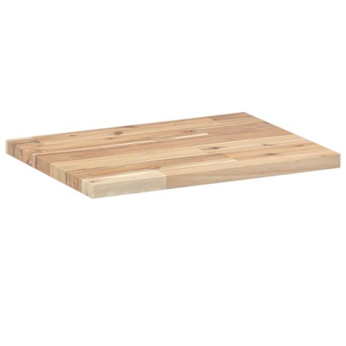 Плаващи рафтове, 4 бр., 40x30x2 см, необработена масивна акация