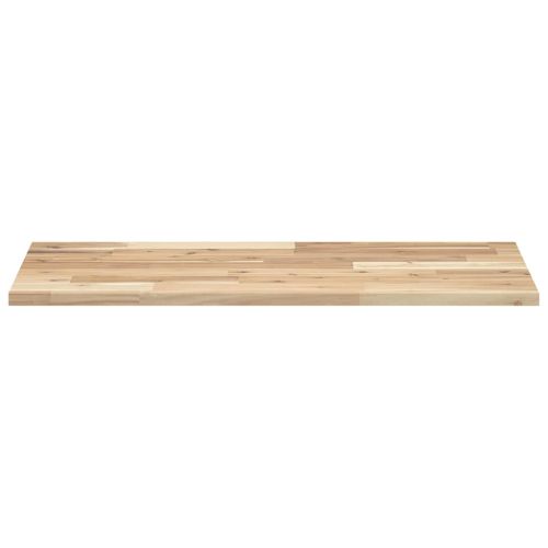 Плаващи рафтове, 3 бр., 80x40x2 см, необработена масивна дървесина, акация