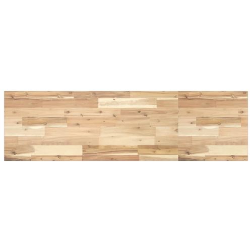 Плаващи рафтове, 4 бр., 160x40x2 см, необработена масивна дървесина, акация