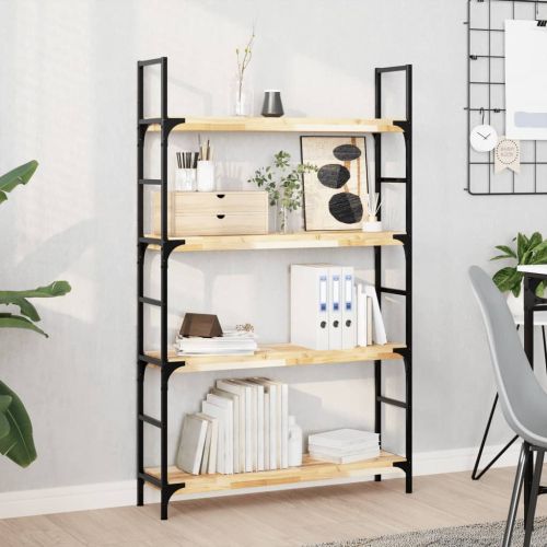Плаващи рафтове, 3 бр., 100x20x4 см, необработена масивна дървесина, акация