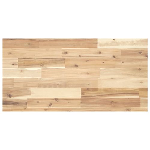 Плаващи рафтове, 3 бр., 60x40x4 см, необработена масивна дървесина, акация