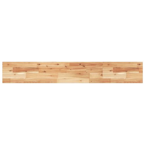 Плаващ рафт 120x20x2 см, маслено обработен, масивна дървесина, акация