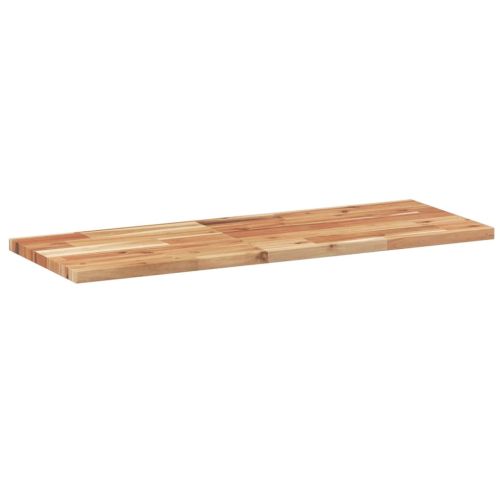 Плаващи рафтове, 2 бр., 100x30x2 см, маслено обработени, масивна дървесина, акация