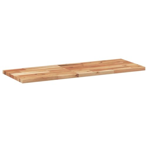 Плаващи рафтове, 4 бр., 100x30x2 см, маслено обработени, масивна дървесина, акация