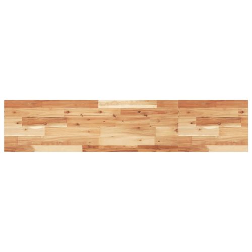 Плаващ рафт 120x30x2 см, маслено обработен, масивна дървесина, акация