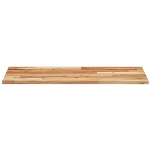 Плаващи рафтове, 2 бр., 100x40x2 см, маслено обработени, масивна дървесина, акация