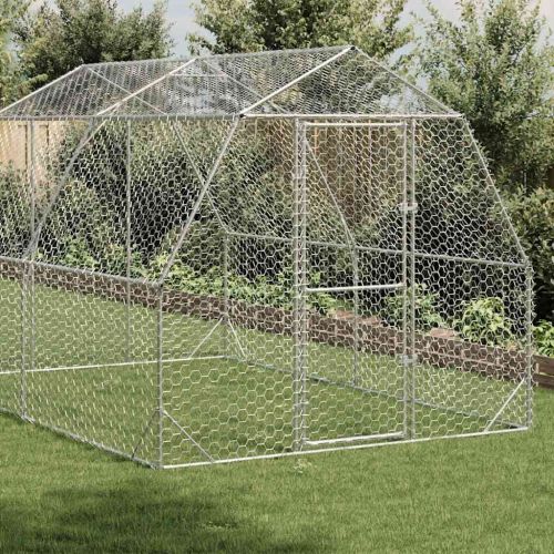 Кокошарник 2,5x4x2,25 м, поцинкована стомана