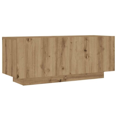 Нощно шкафче, занаятчийски дъб, 100x35x40 см, инженерно дърво