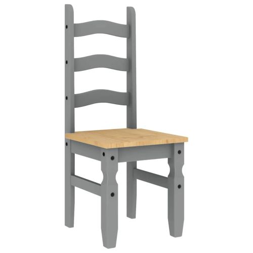 Трапезен комплект от 3 части PANAMA, сив бор масив