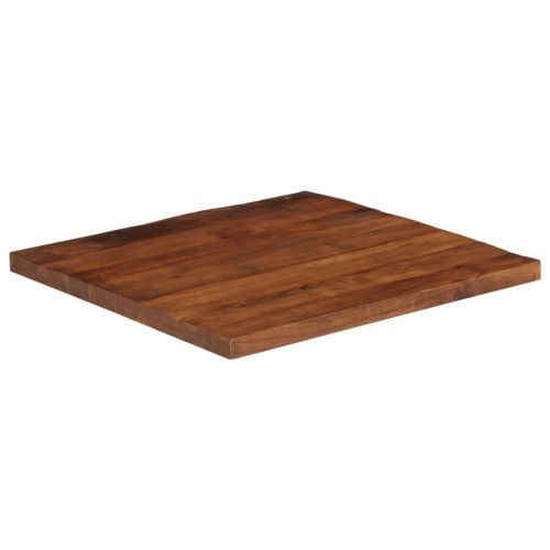 Плот за маса 90x90x2,5 см, квадратен, масивна регенерирана дървесина