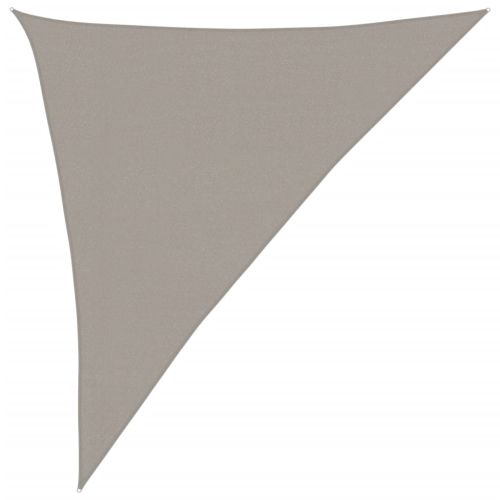Сенник за платно 160 г/м² триъгълен светлосив 3x4x5 м HDPE