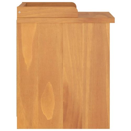 Пейка за коридор SANDNES 45x40x50 см, масивна дървесина, бор