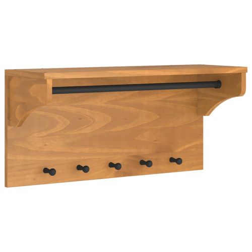 Стенна закачалка за палта SANDNES 87x30x42 см, масивна дървесина, бор