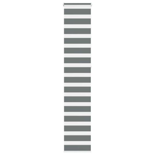 Зебра щора, тъмносива, 50x230 см, ширина на плата 45,9 см, полиестер