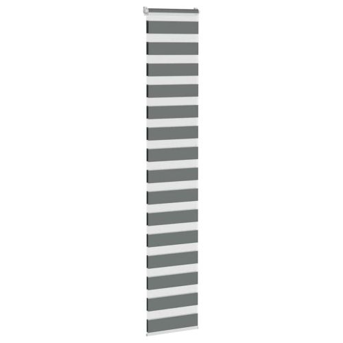 Зебра щора, тъмносива, 50x230 см, ширина на плата 45,9 см, полиестер
