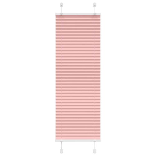 Плисирана щора, розова, 50x100 см, ширина на плата 49,4 см, полиестер