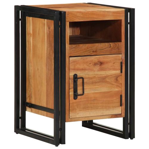 Нощно шкафче 40x40x59 см, масивна акация