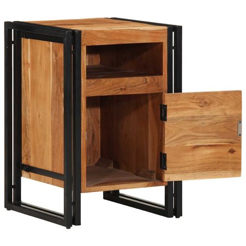 Нощно шкафче 40x40x59 см, масивна акация
