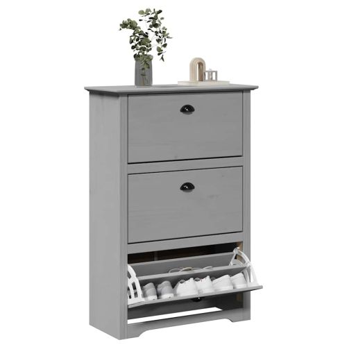 Поставка за обувки BODO сива 80x35x118 см