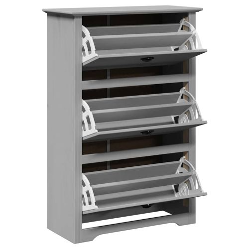 Поставка за обувки BODO сива 80x35x118 см
