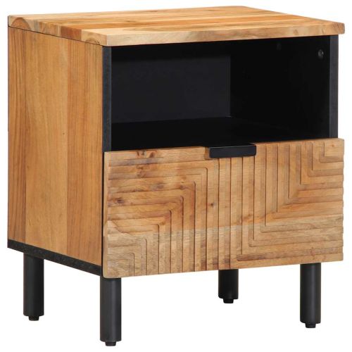 Нощно шкафче 40x33x46 см, масивна акация