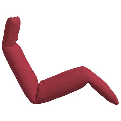 Сгъваем шезлонг, бордо, 175x54x8,5 см, оксфордски плат