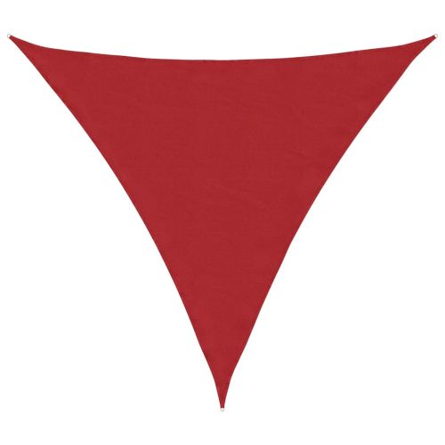 Сенник за плаж, червен, 2x2x2 м, 100% полиестер, оксфорд